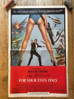 Affiche originale: james bond « for your eyes only »